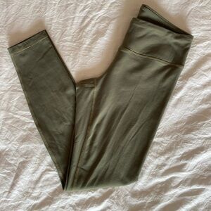 Olive Green Prana Leggings | Medium